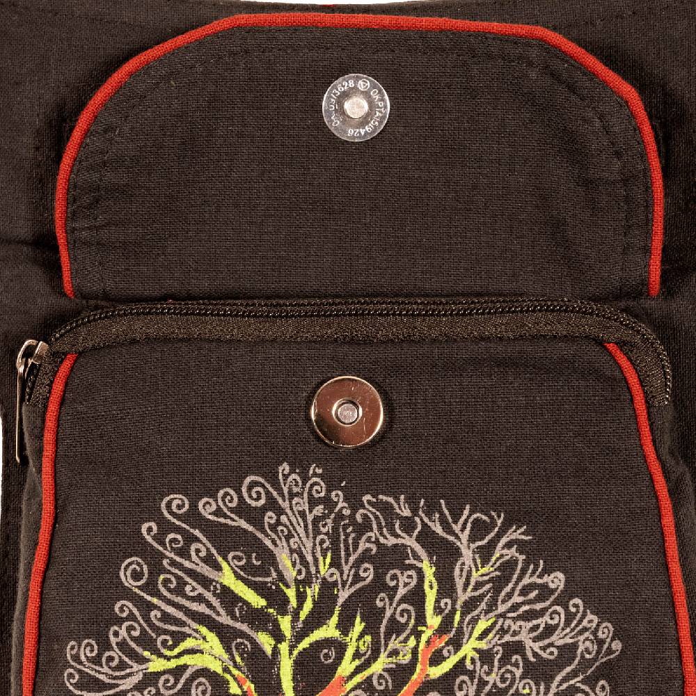 Kunst Und Magie KUNST UND MAGIE Bauchtasche Lebensbaum Gürteltasche Festivaltasche Sidebag Hüfttasche 2025