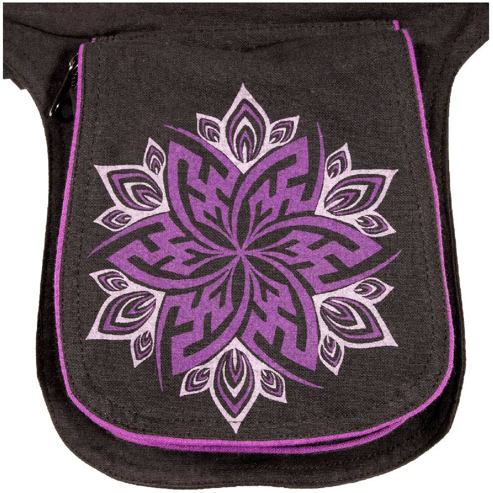 Kunst Und Magie KUNST UND MAGIE Damen Doppelte Bauchtasche Hüfttasche Mandala - Goa Gürteltasche Festivaltasche Hipbag Sidebag Online