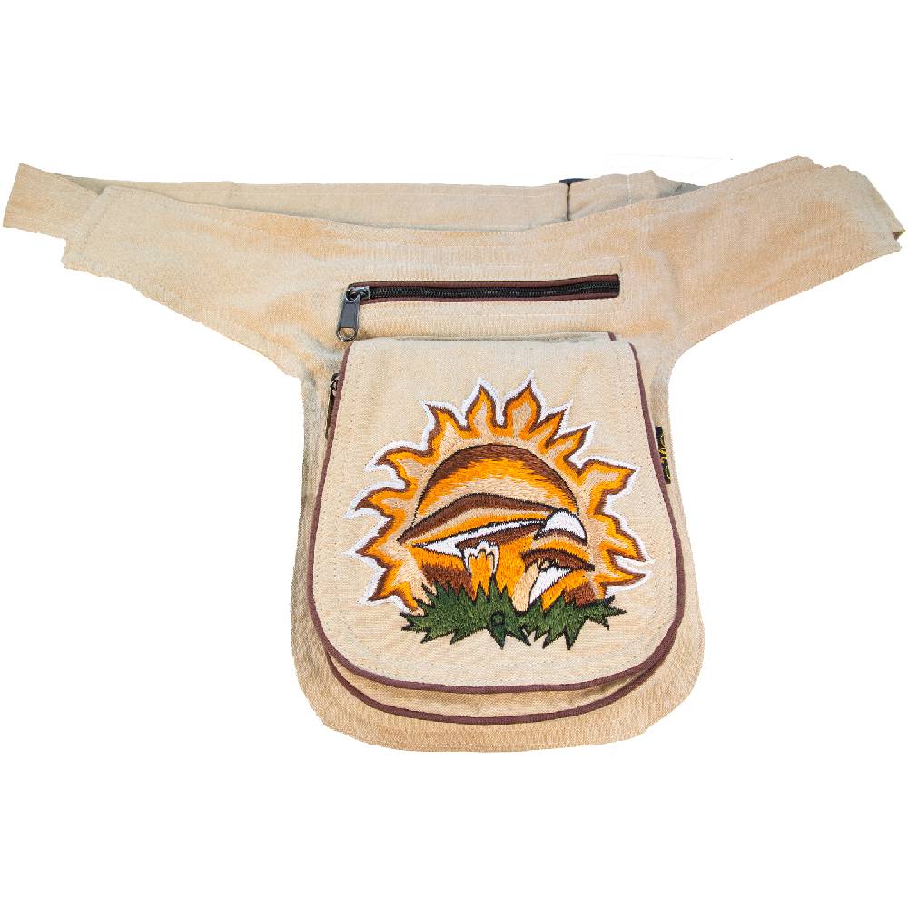 Kunst Und Magie KUNST UND MAGIE Bauchtasche Mushroom Gürteltasche Festivaltasche Sidebag Auslauf