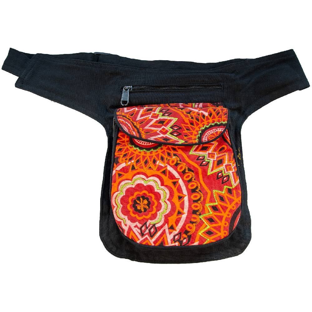 Kunst Und Magie KUNST UND MAGIE Bauchtasche Mandala-Print Gürteltasche Festivaltasche Sidebag Verkauf
