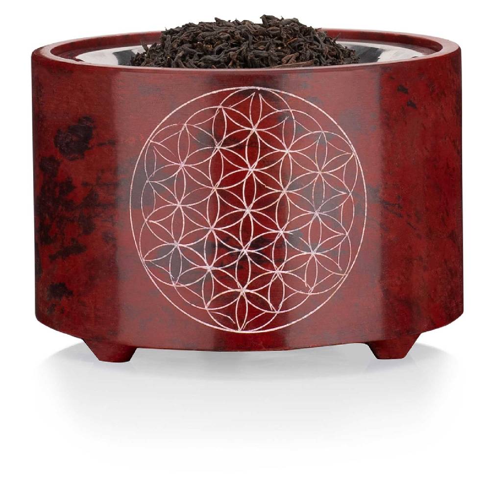 Kunst Und Magie Räucherstövchen mit Sieb Räucherschale Räuchergefäß Speckstein 10cm Räucherlampe Weihrauchbrenner Große Rabatte