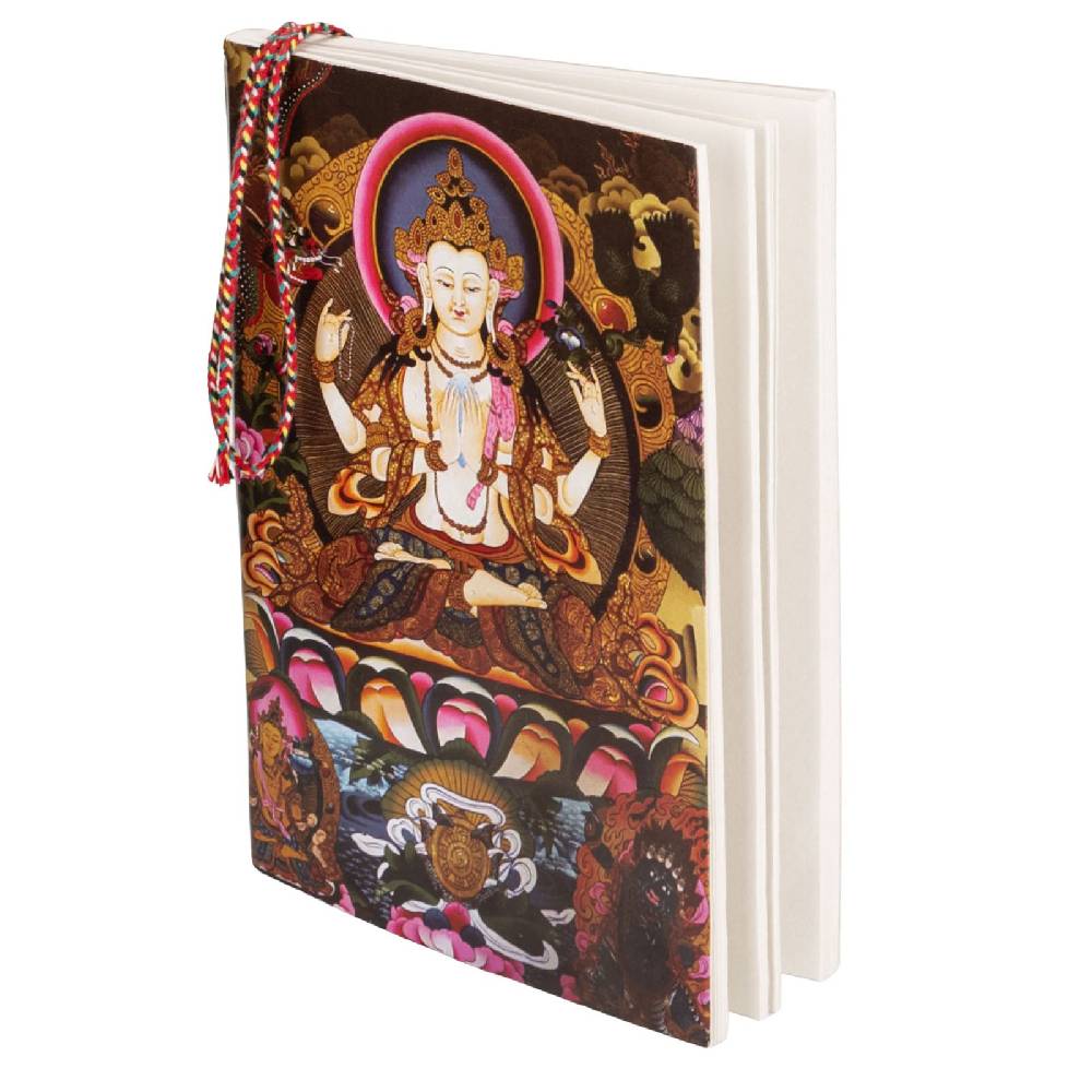 Kunst Und Magie Tagebuch Tara Buddha Tibet Poesiealbum handgefertigt Baumwollpapier- Notizbuch Indien Buch 13x18cm Nachhaltig Kauf eins, bekomm eins gratis