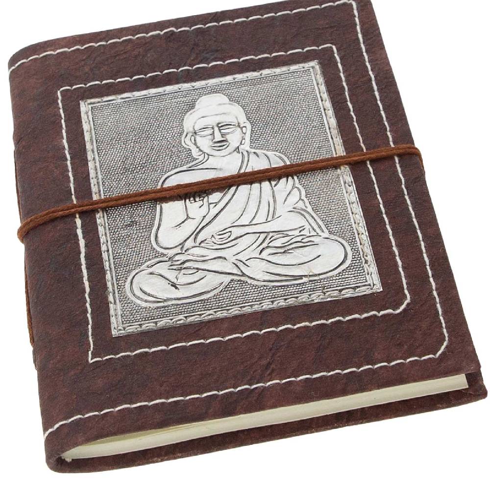 Kunst Und Magie Tagebuch Poesiealbum Holzfrei Nachhaltig Recycling Fair Notizbuch Buddha 12,5x17cm Nur für heute