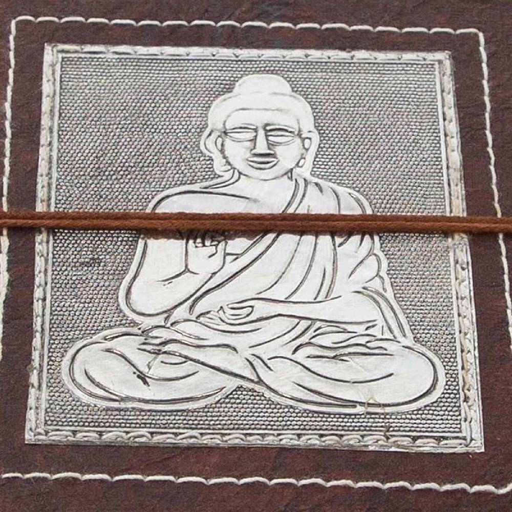 Kunst Und Magie Tagebuch Poesiealbum Holzfrei Nachhaltig Recycling Fair Notizbuch Buddha 12,5x17cm Nur für heute