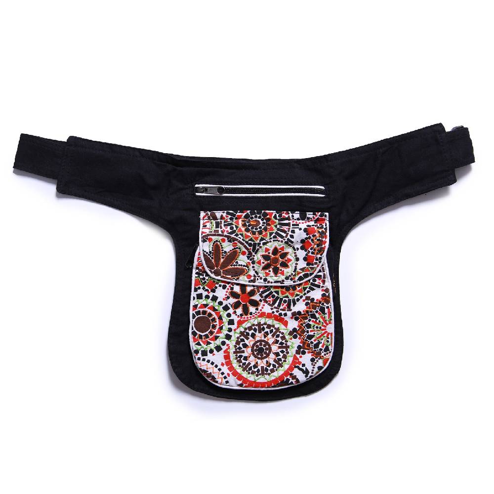 Kunst Und Magie Kunst und Magie Bestickte Bauchtasche Sidebag Gürteltasche Festivaltasche Hundesport 50% Rabatt mit kostenlosem Versand