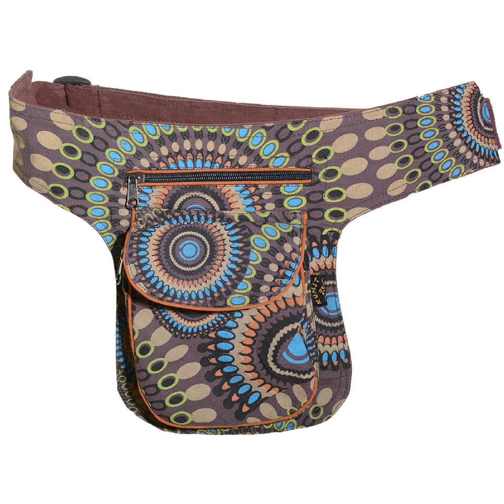 Kunst Und Magie KUNST UND MAGIE Bauchtasche Mandala-Print Gürteltasche Festivaltasche Fabrikladen