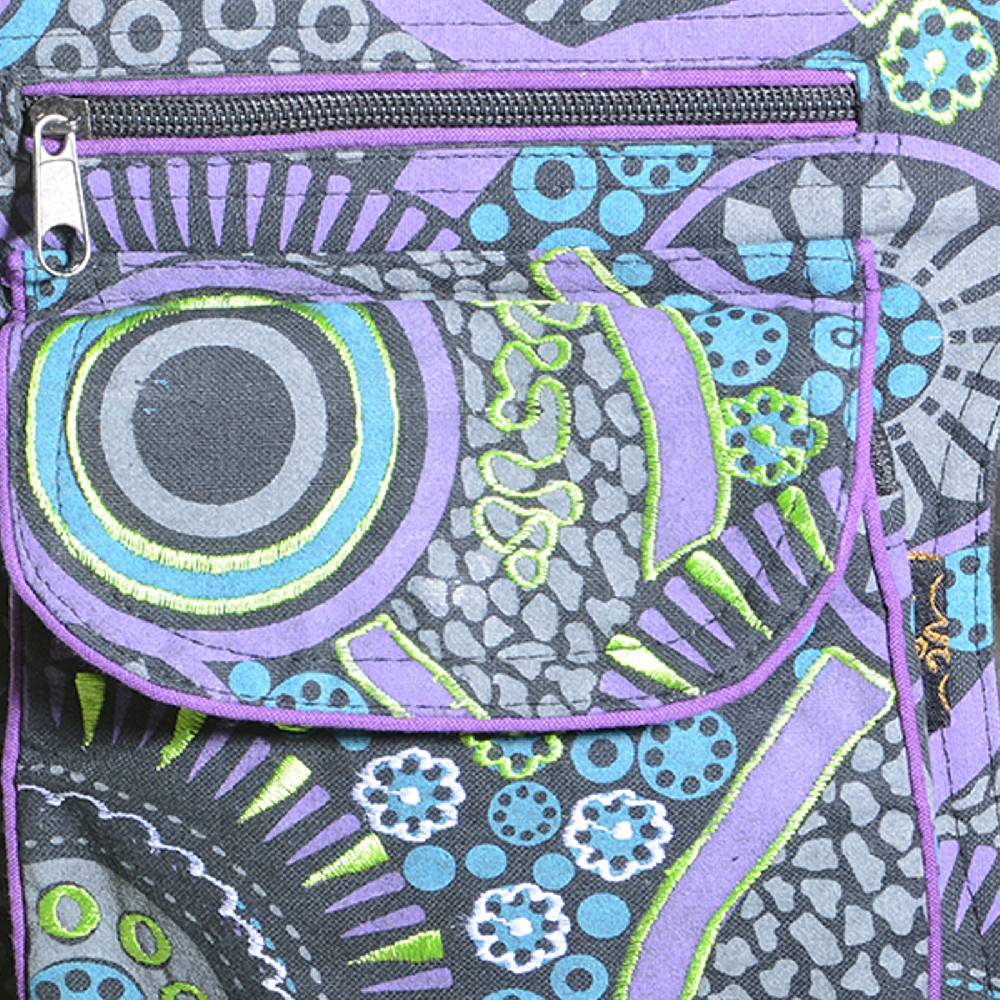Kunst Und Magie Kunst und Magie Goa Schulter / Bauchtasche Gürteltasche Bauchgurt Hüfttasche Hippie Psy Im Verkauf