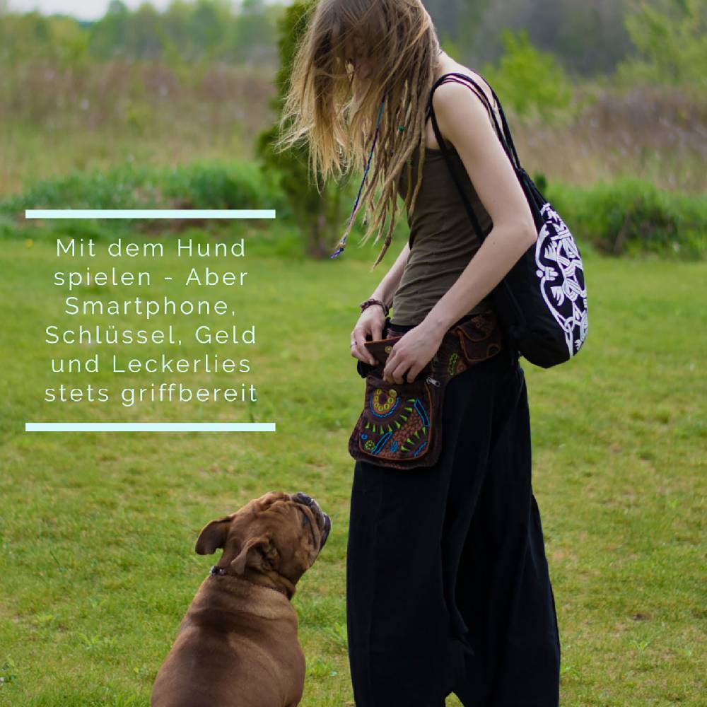 Kunst Und Magie Kunst und Magie Goa Schulter / Bauchtasche Gürteltasche Bauchgurt Hüfttasche Hippie Psy Im Verkauf