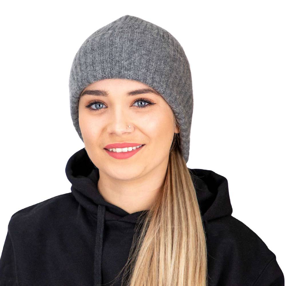 Kunst Und Magie Long Slouch Beanie Mütze aus Kashmir Wolle Wollmütze Unisex für Sie und Ihn Flash Sale