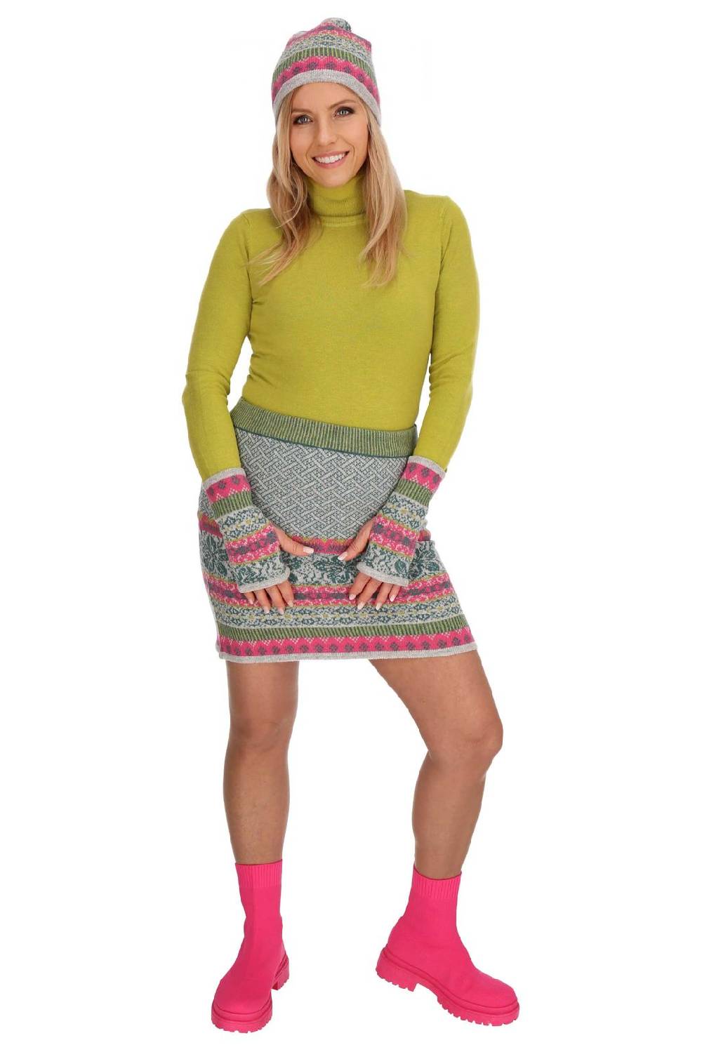 Kunst Und Magie Damen Armstulpen Stulpen Handwärmer Pulswärmer Handschuhe Lammwolle Strick Armwärmer Weihnachtsangebot