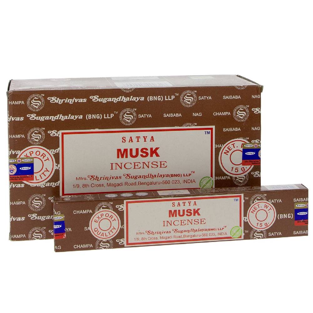 Kunst Und Magie Satya Satya Musk Räucherstäbchen Duftstäbchen Kostenlose Rückgabe