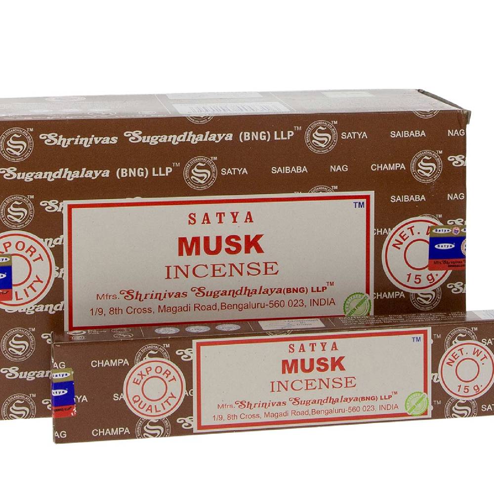 Kunst Und Magie Satya Satya Musk Räucherstäbchen Duftstäbchen Kostenlose Rückgabe