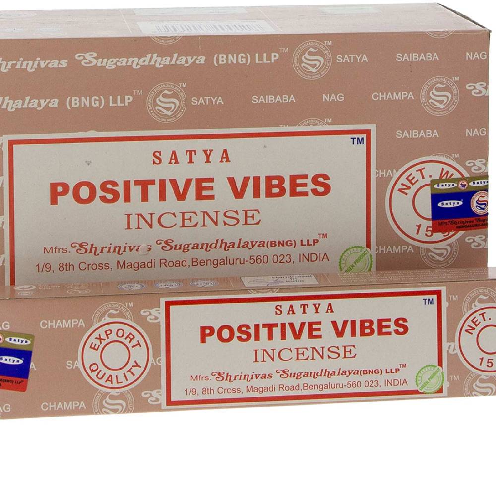 Kunst Und Magie Satya Satya Positive Vibes Räucherstäbchen Duftstäbchen Begrenzte Freigabe