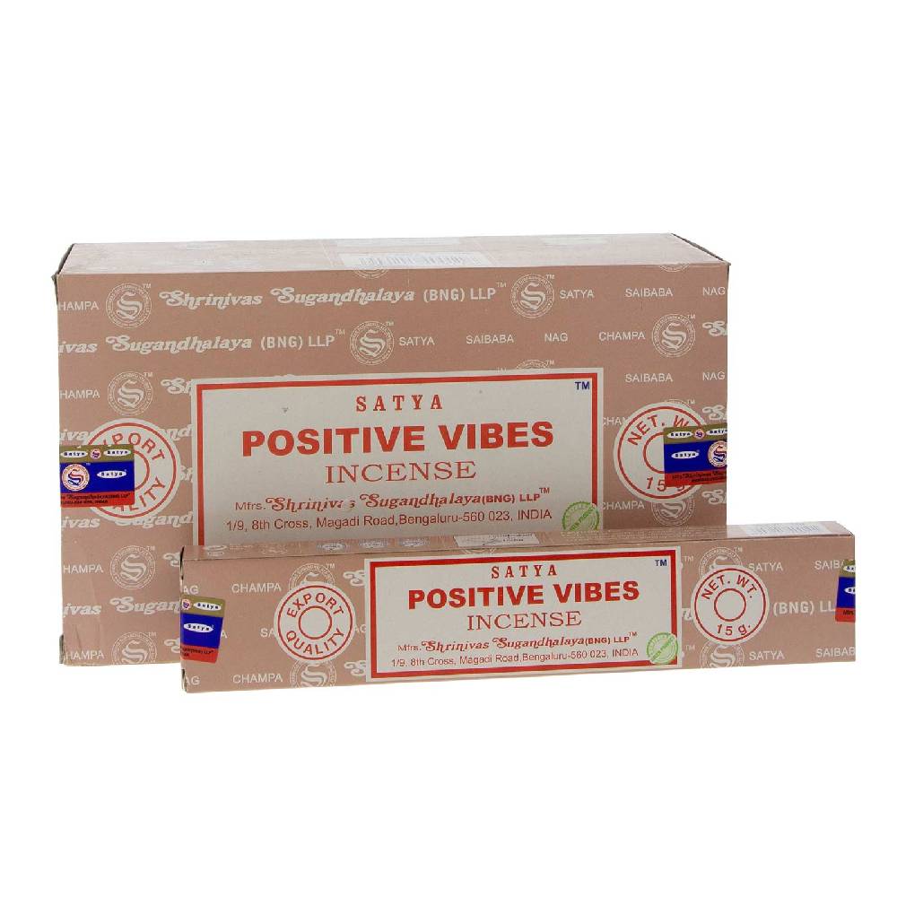Kunst Und Magie Satya Satya Positive Vibes Räucherstäbchen Duftstäbchen Begrenzte Freigabe