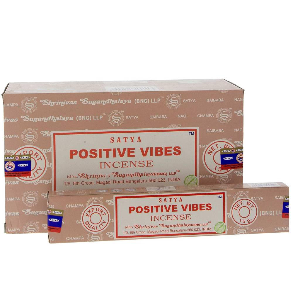 Kunst Und Magie Satya Satya Positive Vibes Räucherstäbchen Duftstäbchen Begrenzte Freigabe