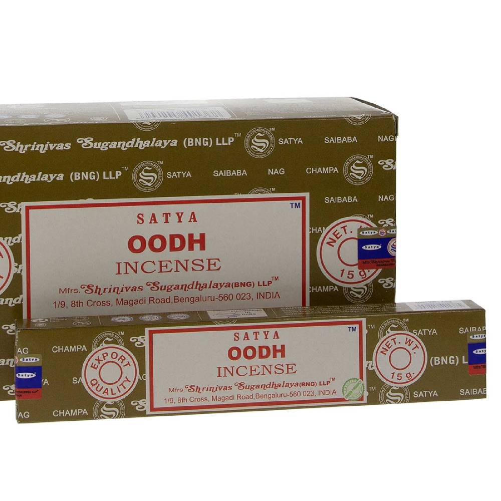 Kunst Und Magie Satya Satya Oodh Räucherstäbchen mit Adlerholz Duftstäbchen Letzte 3 Tage