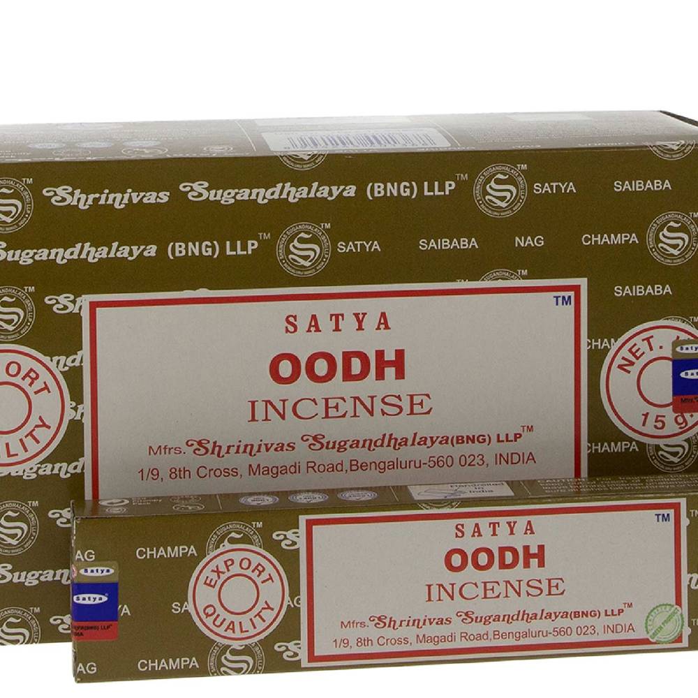 Kunst Und Magie Satya Satya Oodh Räucherstäbchen mit Adlerholz Duftstäbchen Letzte 3 Tage