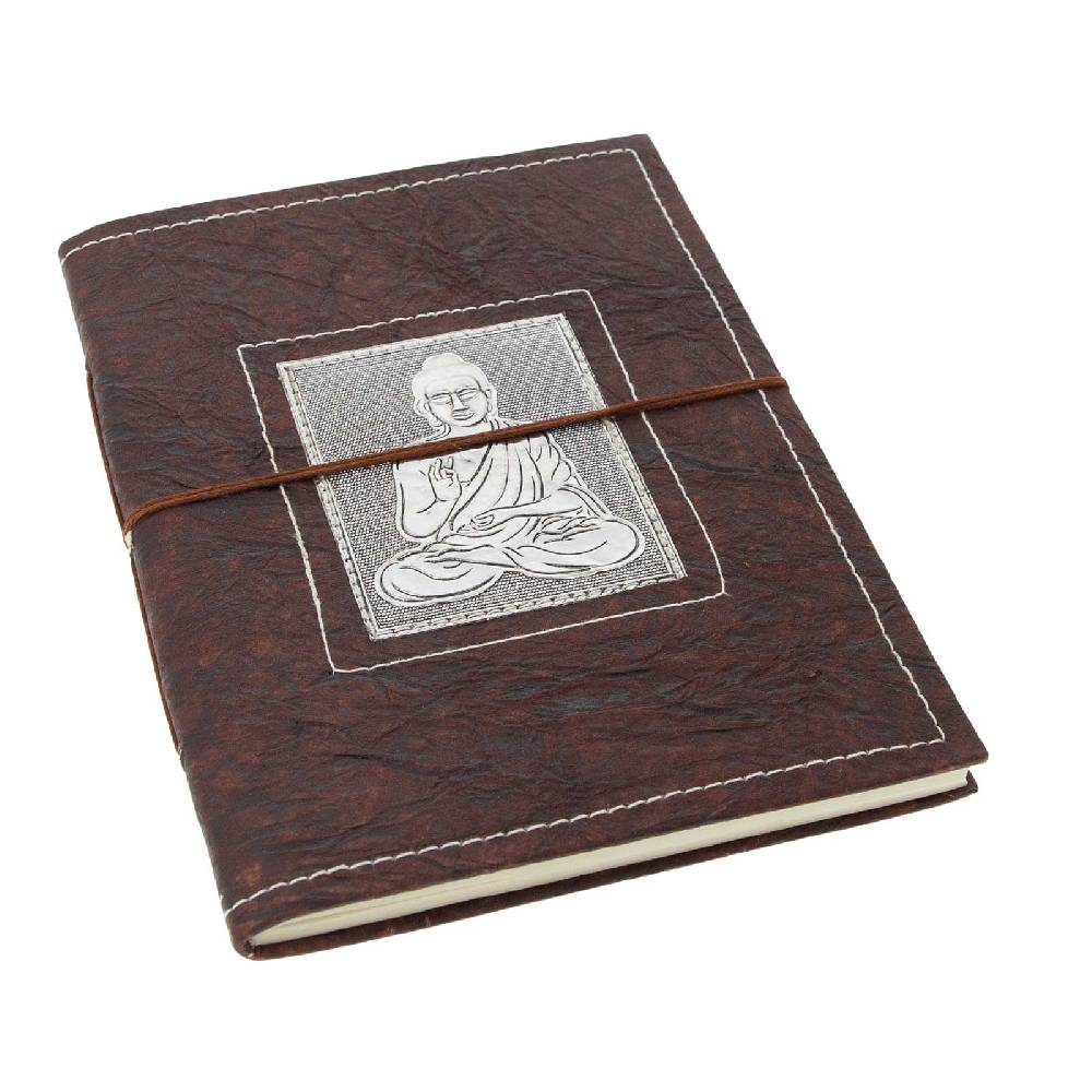 Kunst Und Magie Buddha Tagebuch Poesiealbum handgefertigt - Geprägtes Notizbuch 20x15cm 50% Rabatt mit kostenlosem Versand