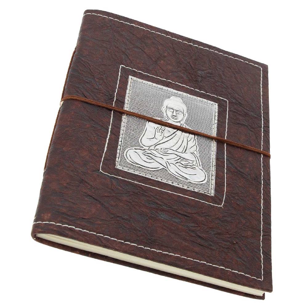 Kunst Und Magie Buddha Tagebuch Poesiealbum handgefertigt - Geprägtes Notizbuch 20x15cm 50% Rabatt mit kostenlosem Versand