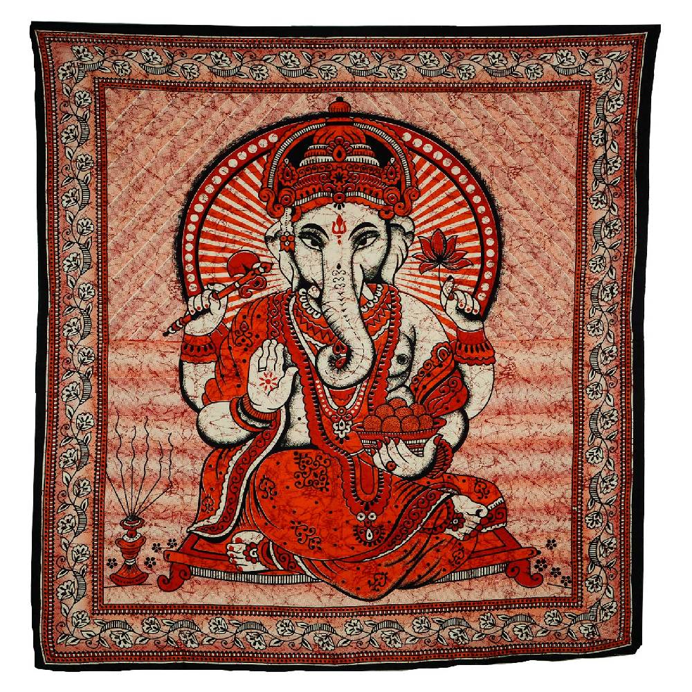 Kunst Und Magie Ganesha Dekotuch Große Tagesdecke Wandbehang Tuch Goa ca. 210 x 230 cm Hotsell