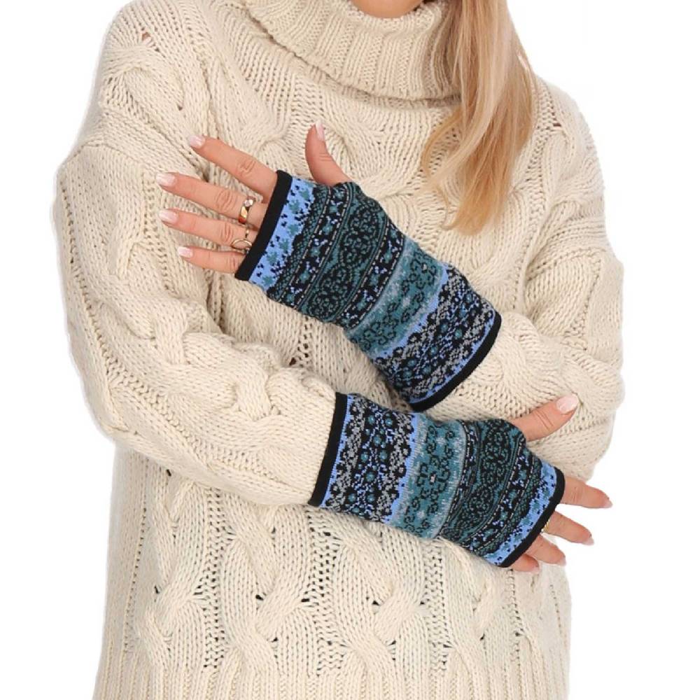 Kunst Und Magie Damen Armstulpen Stulpen Handwärmer Handschuhe Pulswärmer extrafeiner Jacquardstoff Rabatt