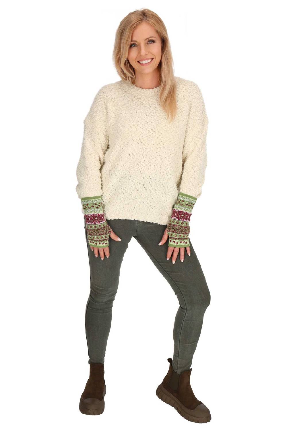 Kunst Und Magie Damen Armstulpen Stulpen Handwärmer Handschuhe Pulswärmer extrafeiner Jacquardstoff Günstig kaufen