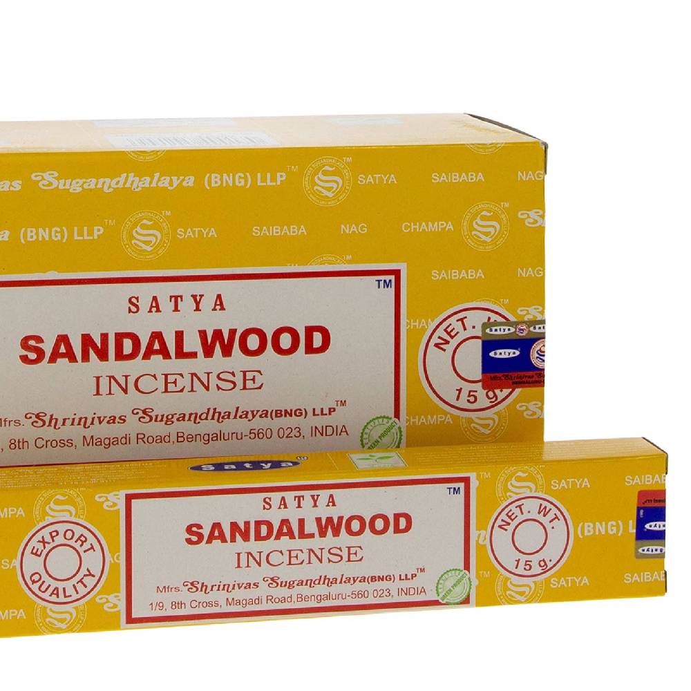 Kunst Und Magie Satya Sandalwood Sandelholz Räucherstäbchen Duftstäbchen Räumungsverkauf
