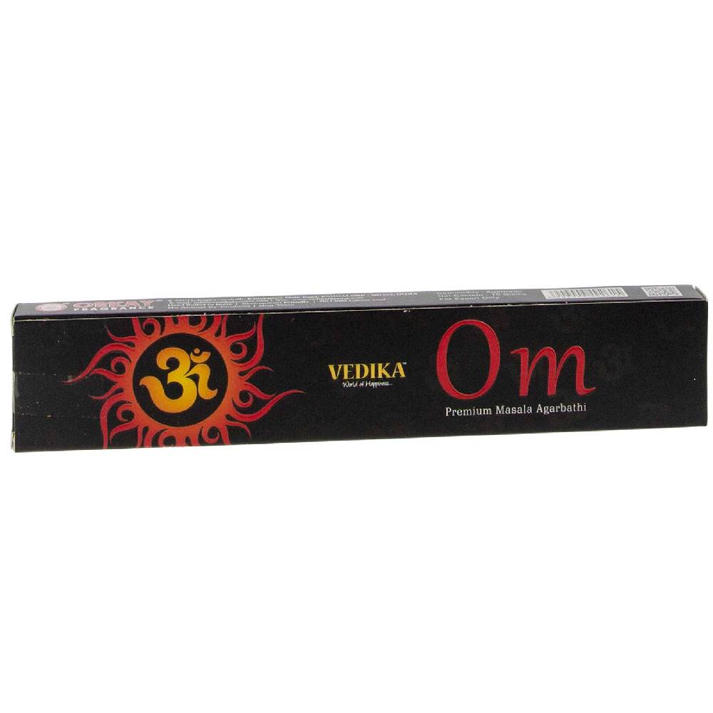 Kunst Und Magie Vedika OM von Orkay Premium Masala Agarbatti Räucherstäbchen 12er Großpackung Tiefpreis