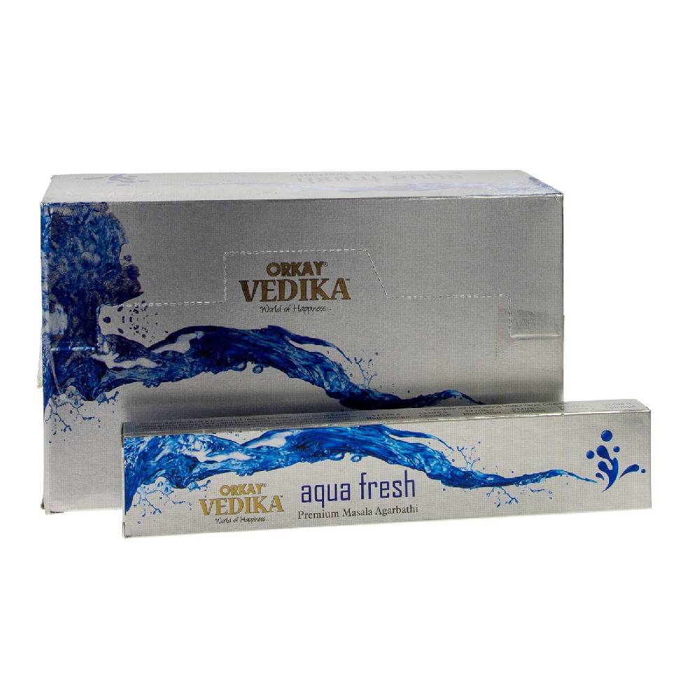 Kunst Und Magie Vedika Auqa Fresh Premium Masala Agarbatti Räucherstäbchen von Orkay Wochenangebot