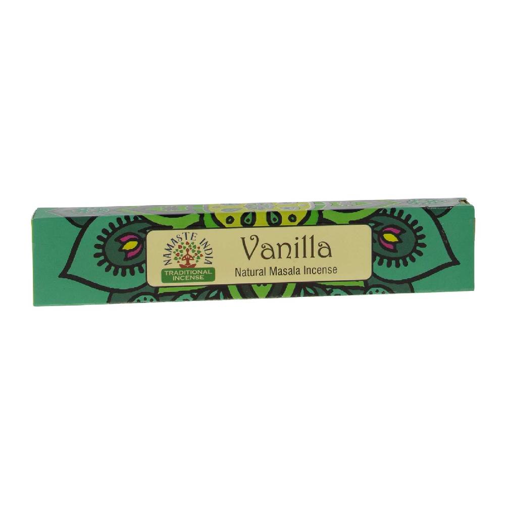 Kunst Und Magie Vanilla Vanille Räucherstäbchen Namaste India 12er Großpackung Nur für heute