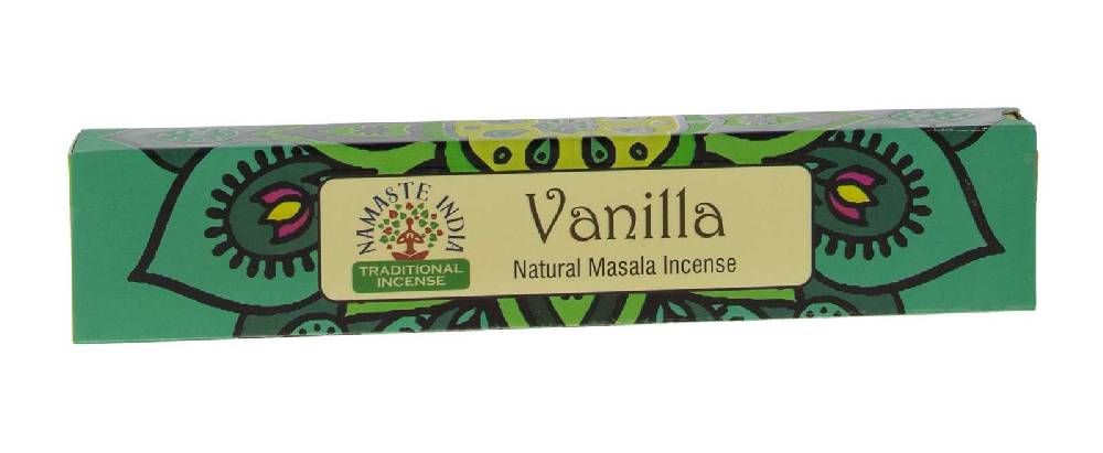 Kunst Und Magie Vanilla Vanille Räucherstäbchen Namaste India 12er Großpackung Nur für heute