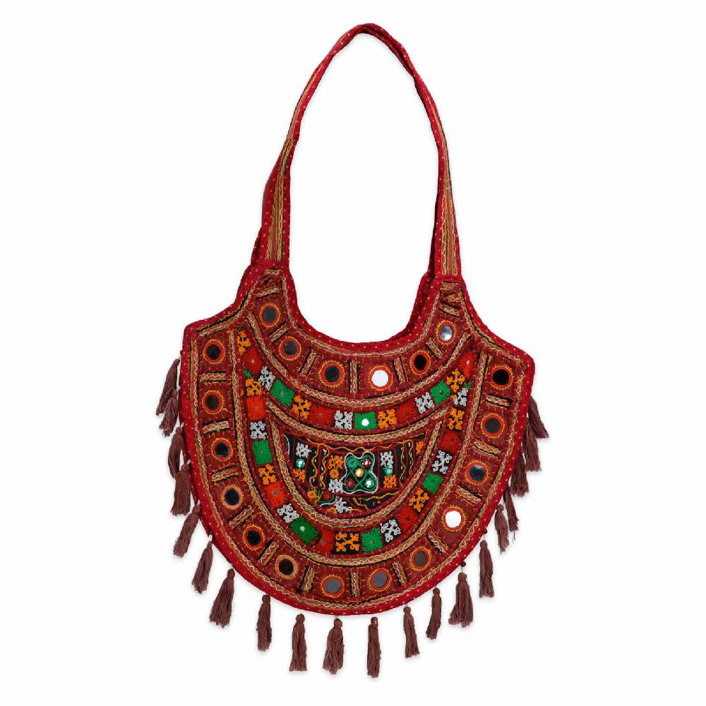 Kunst Und Magie Bunte Traditionell Bestickte Schultertasche Einkaufstasche BOHO Umhängetasche Nachhaltig No Waist UNIKAT! 50% Rabatt für begrenzte Zeit