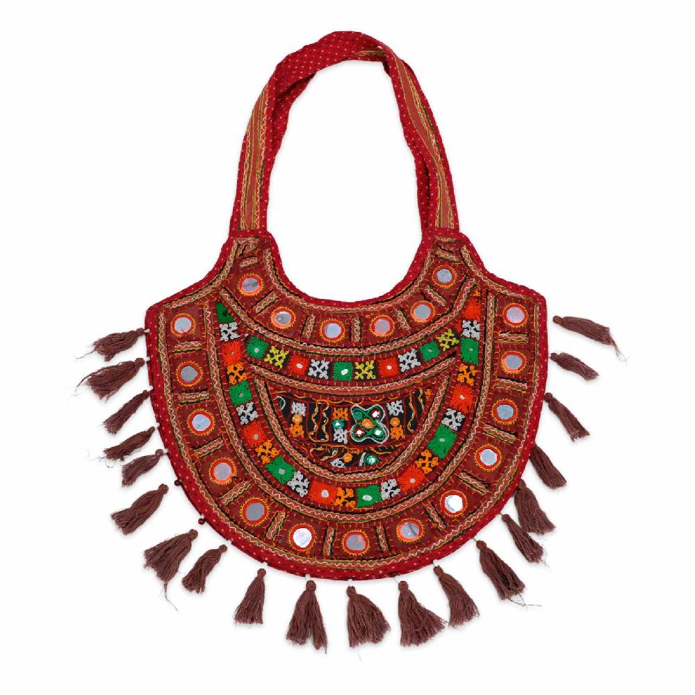 Kunst Und Magie Bunte Traditionell Bestickte Schultertasche Einkaufstasche BOHO Umhängetasche Nachhaltig No Waist UNIKAT! 50% Rabatt für begrenzte Zeit