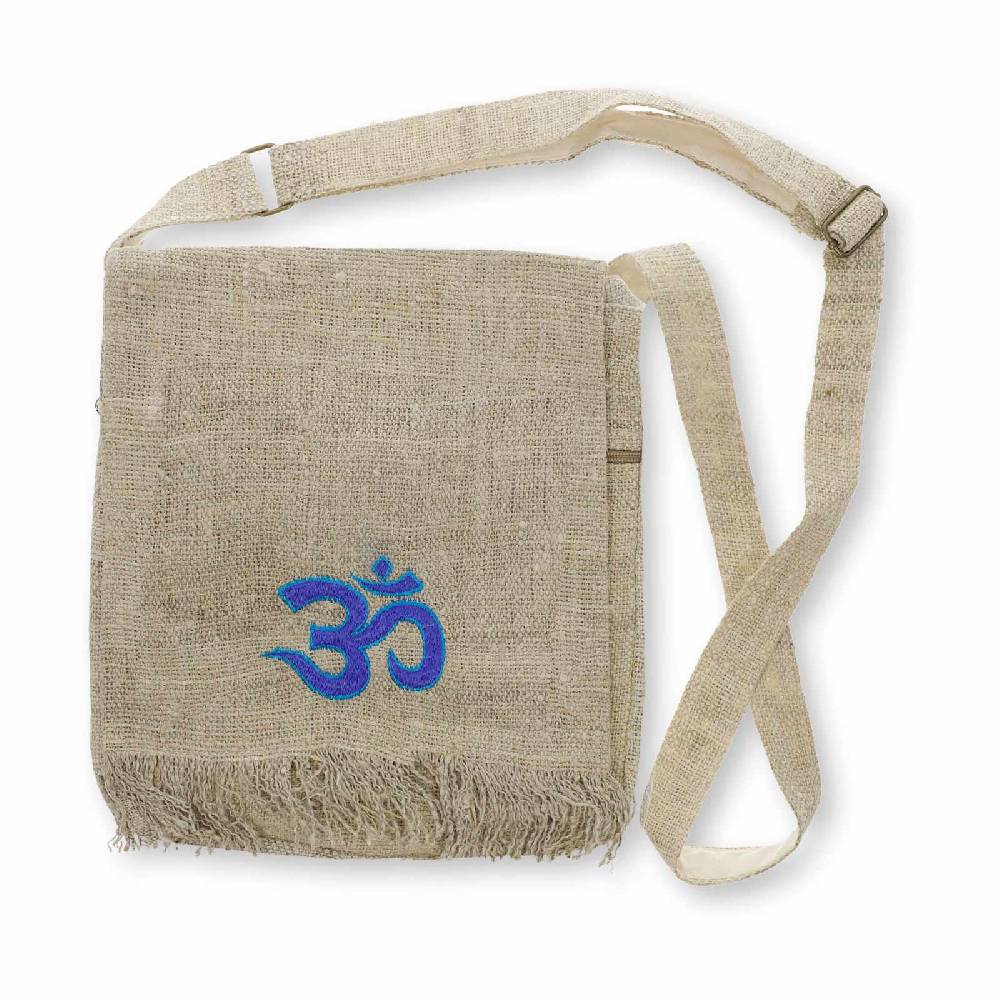 Kunst Und Magie Hanf Schultertasche Umhängetasche Tasche OM Nachhaltig Fair Rabatte dieses Monats