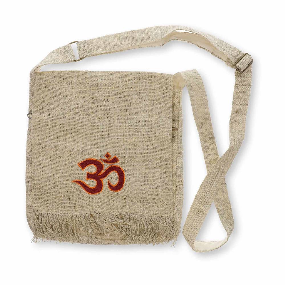 Kunst Und Magie Hanf Schultertasche Umhängetasche Tasche OM Nachhaltig Fair Rabatte dieses Monats