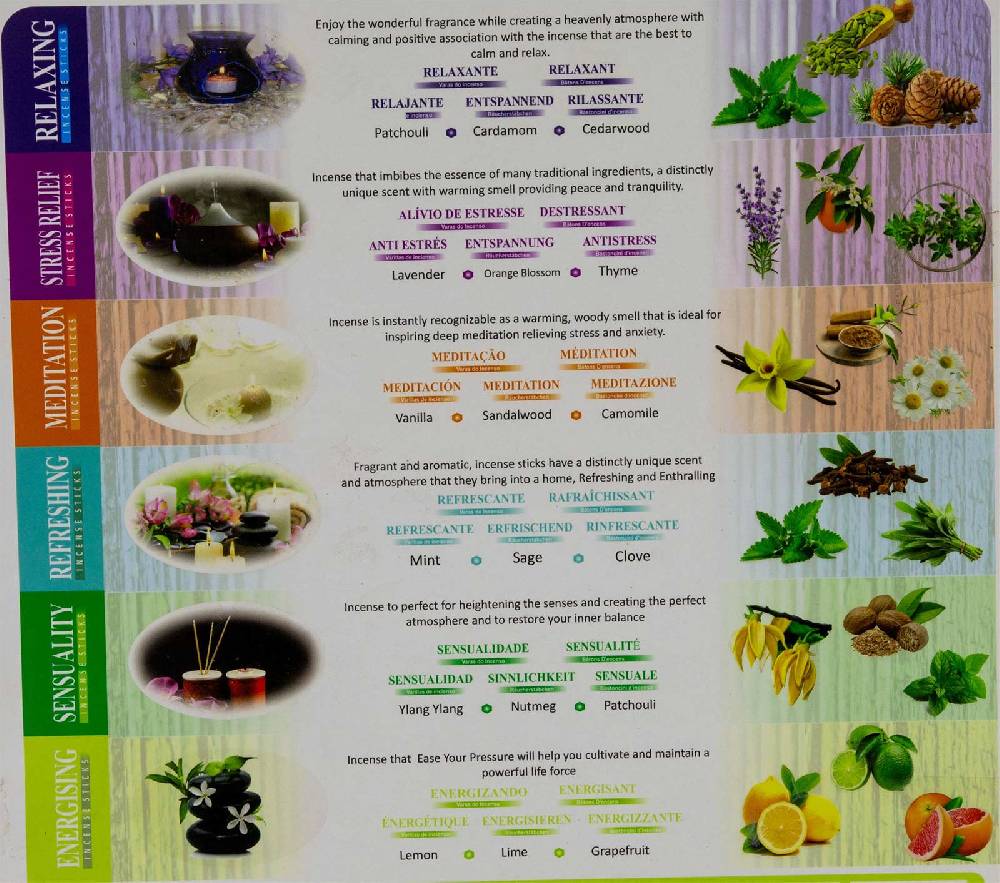 Kunst Und Magie D&#039;art Aroma Sortiment Räucherstäbchen Geschenk Set 120 Stäbchen Sonderangebot