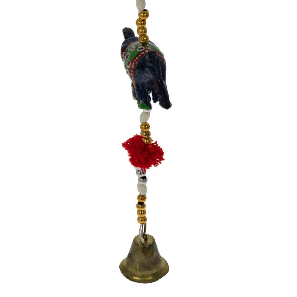 Kunst Und Magie Windspiel Indisches Elefanten Mobile mit Glocke Dekoration Girlande Rabatt