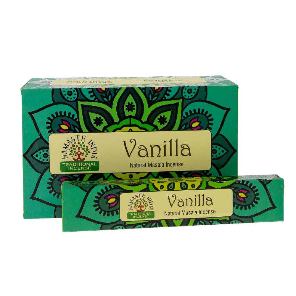 Kunst Und Magie Vanilla Vanille Räucherstäbchen Namaste India Günstig kaufen
