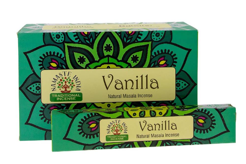 Kunst Und Magie Vanilla Vanille Räucherstäbchen Namaste India Günstig kaufen