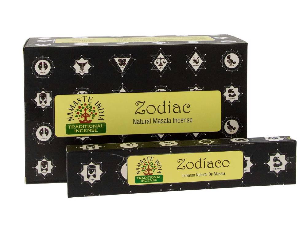 Kunst Und Magie Zodiac Räucherstäbchen Namaste India Astrologie Sternzeichen Flash Sale