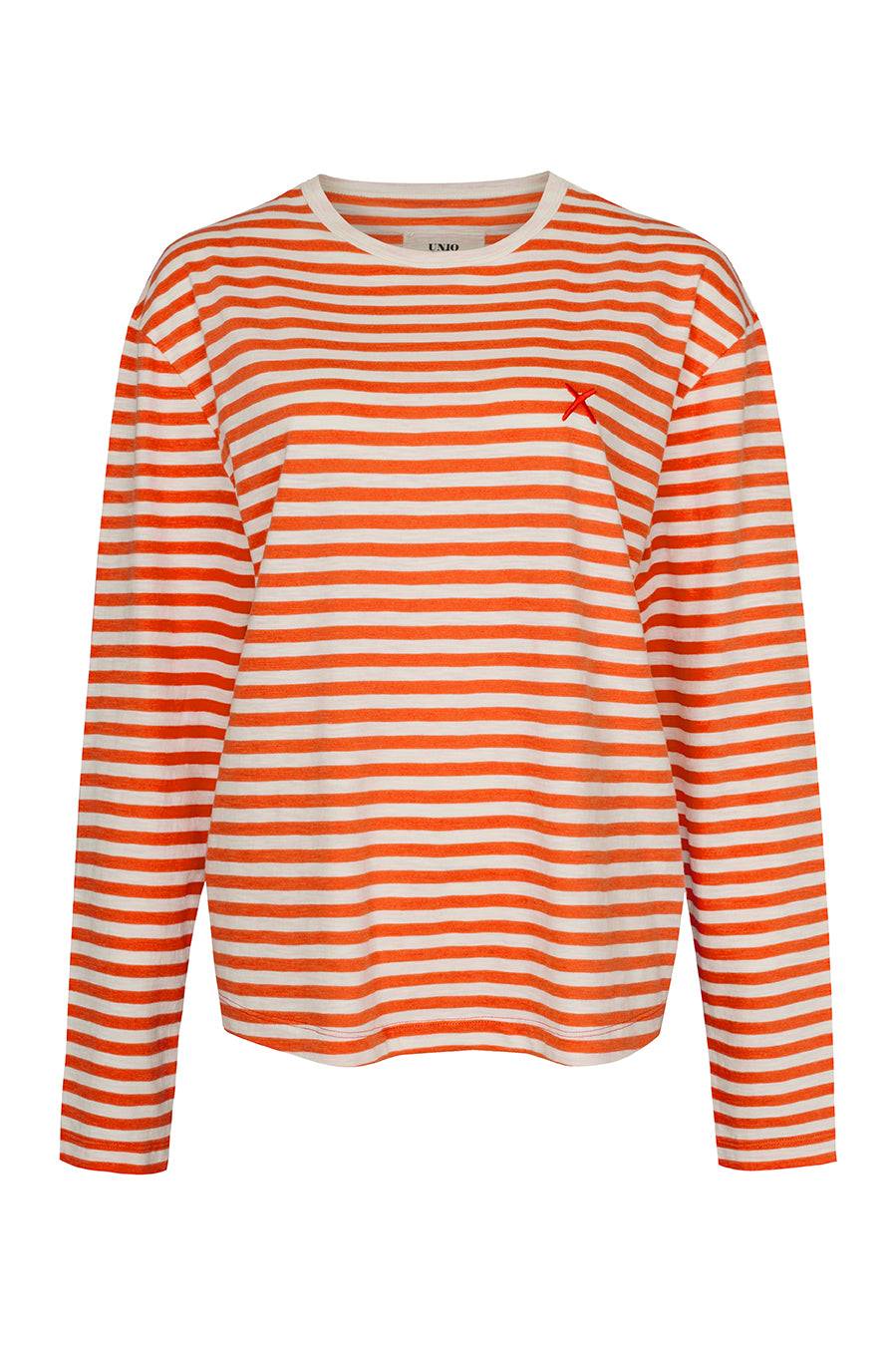 Liv Bergen Longsleeve Unisex in strong orange Fabrikladen