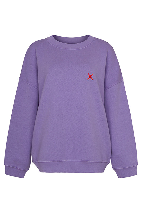 Liv Bergen Sweater RIVA in amethyst Outlet