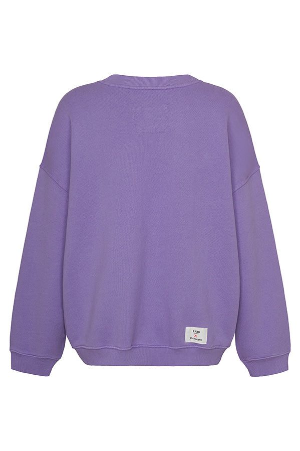 Liv Bergen Sweater RIVA in amethyst Outlet