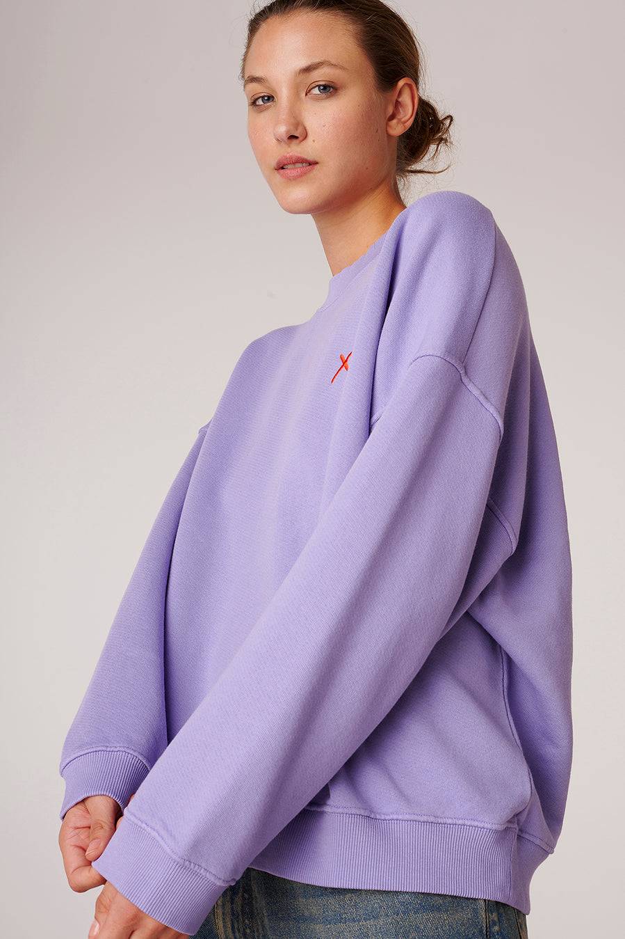 Liv Bergen Sweater RIVA in amethyst Outlet