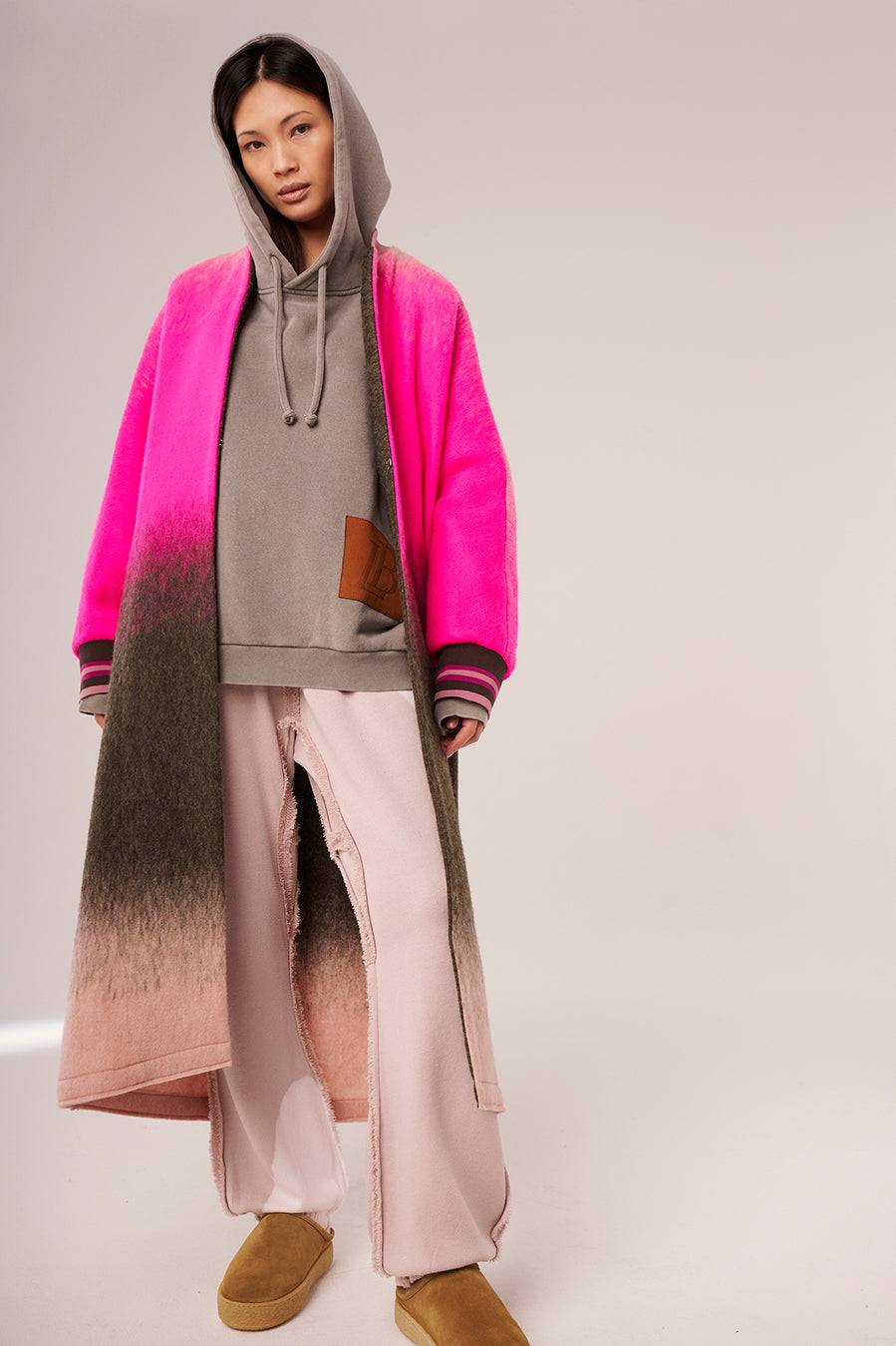Liv Bergen Mantel Coloured in pink/brown Begrenzte Freigabe