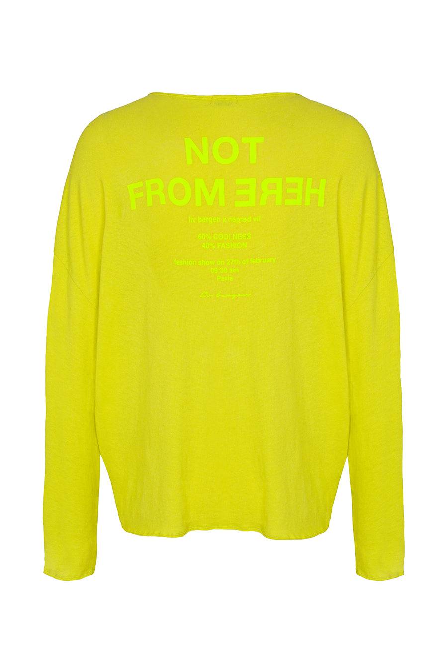 Liv Bergen Shirt Not in neon yellow Bis zu 65% Rabatt