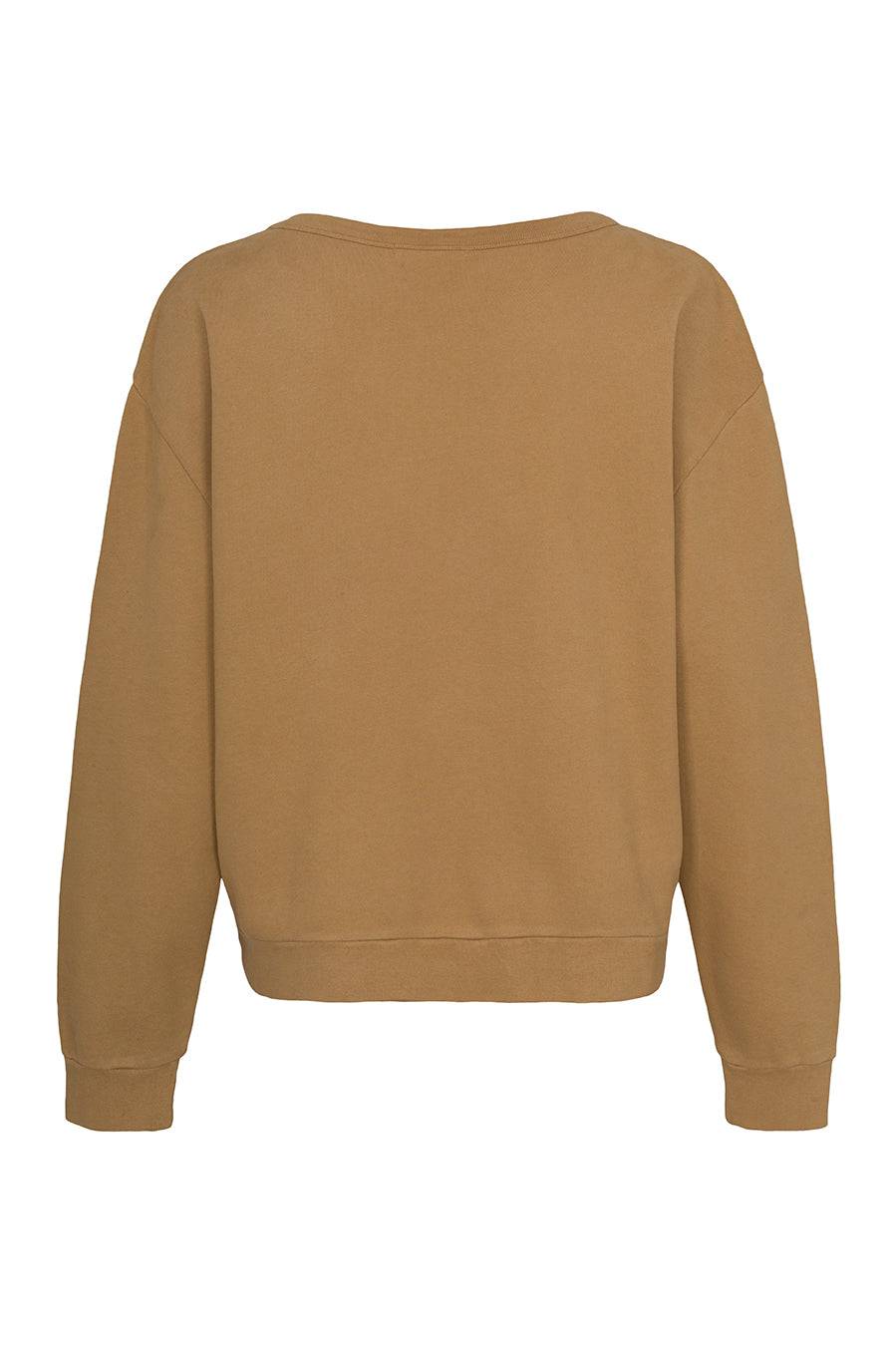 Liv Bergen Sweater Organic in camel Discount Store für neue Produkte