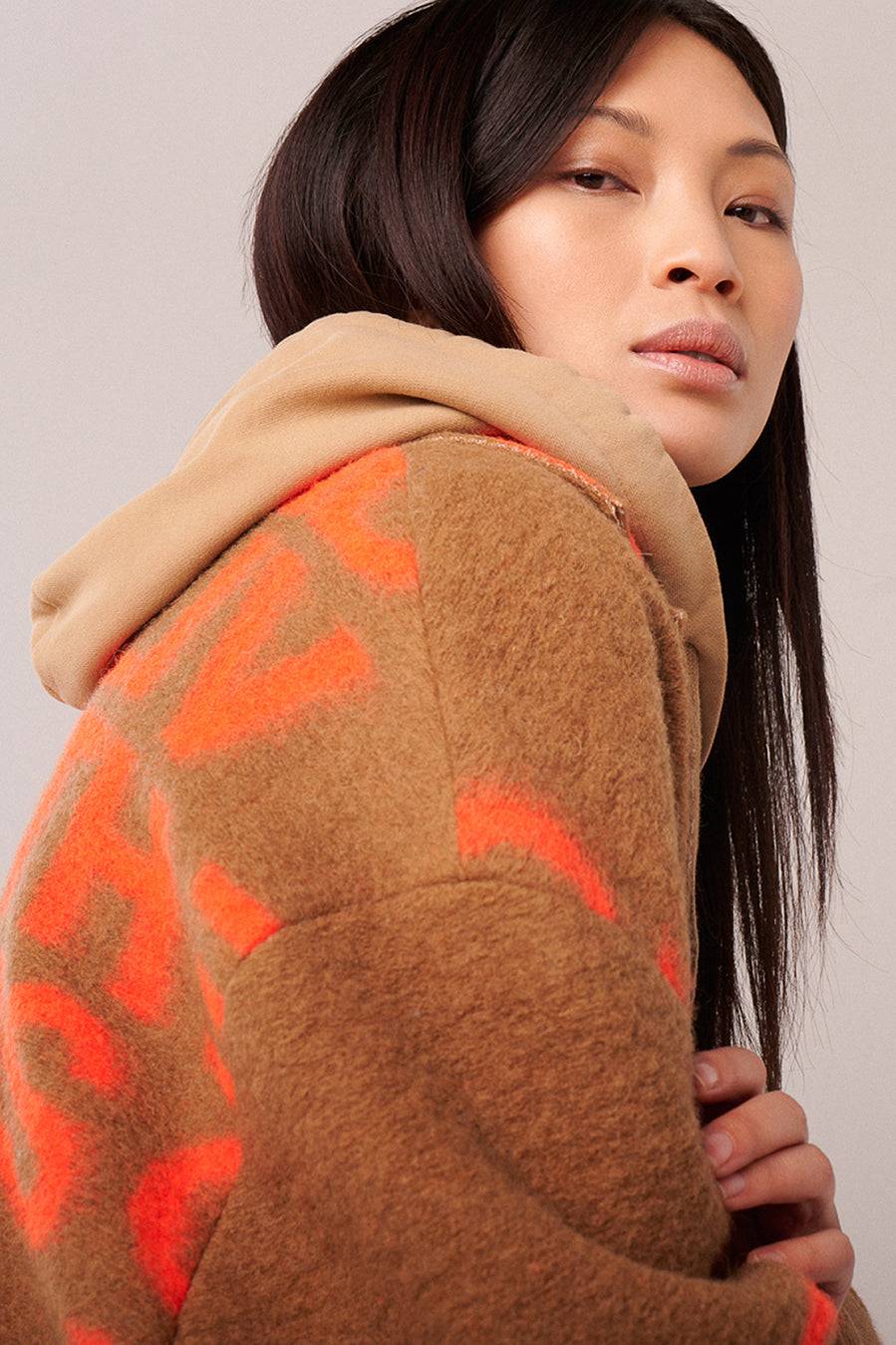 Liv Bergen Mantel Come in camel/orange Super Rabatt