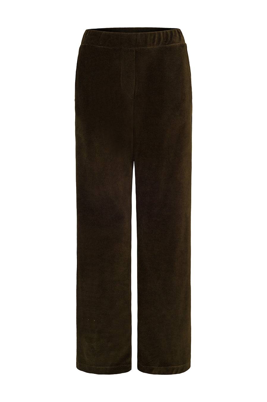 Liv Bergen Hose Velvet in olive Rabatte dieses Monats