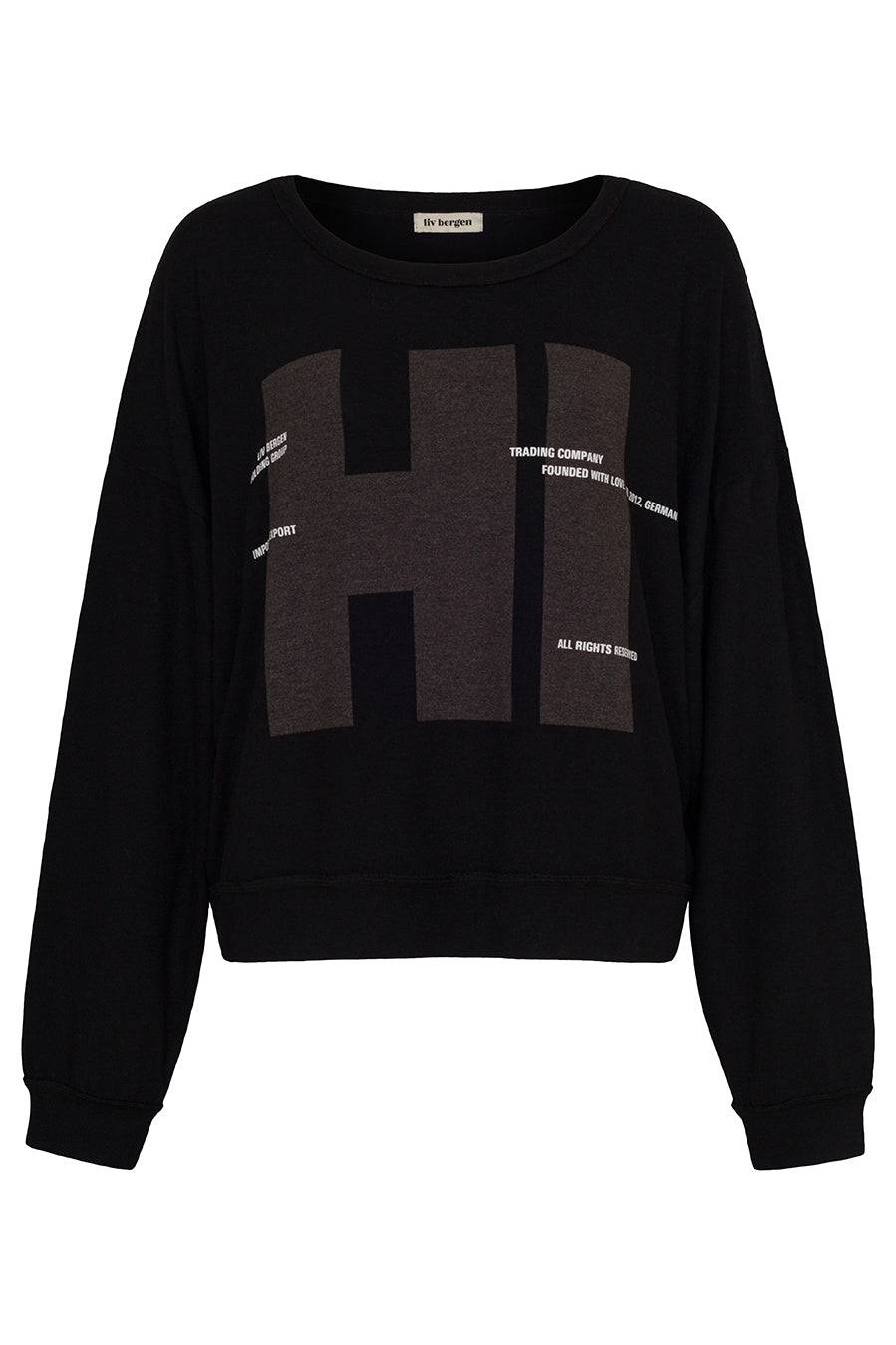 Liv Bergen Sweater HI in black Zeitlich begrenztes Angebot